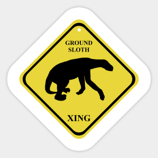 Ground Sloth XING Sticker